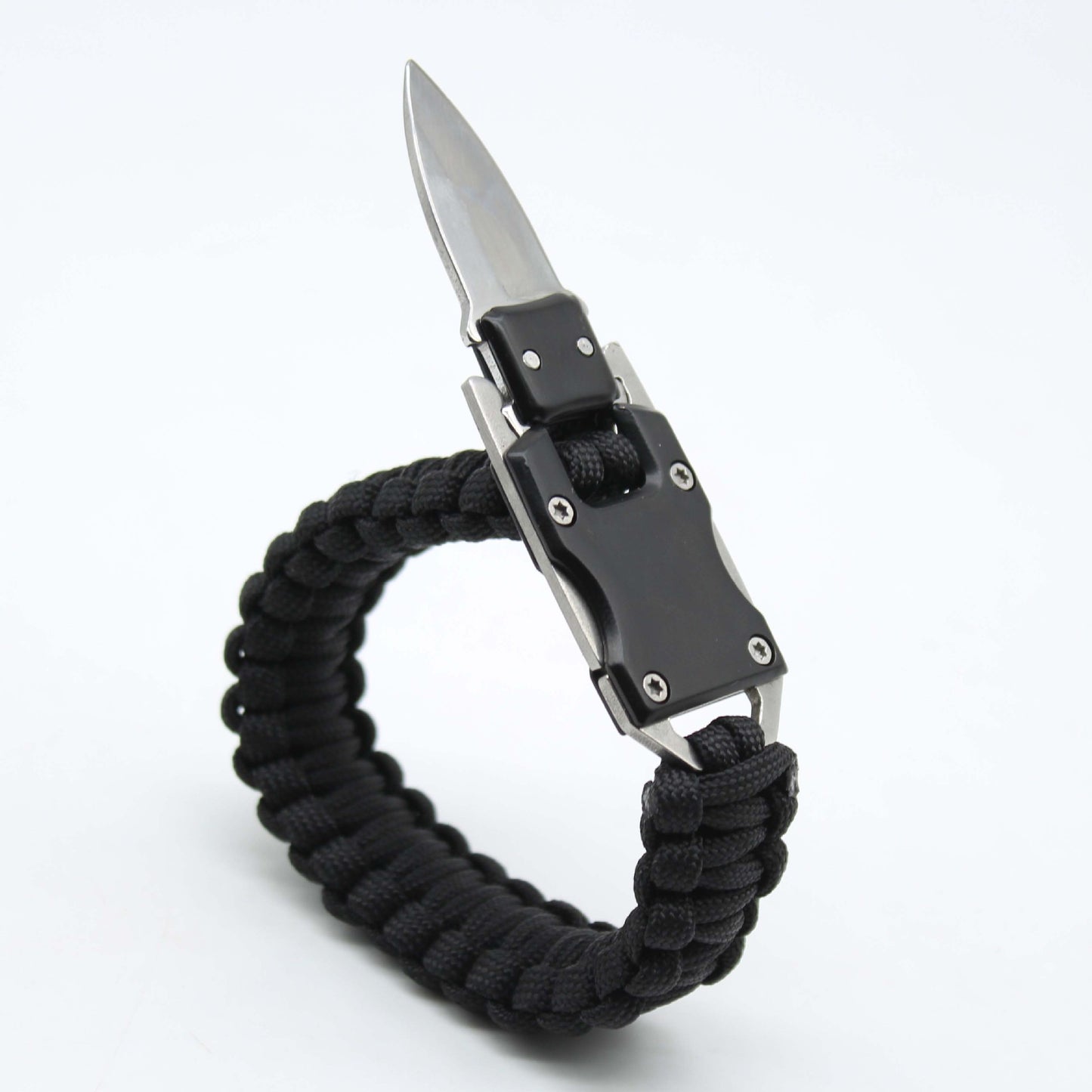 Stainless Steel Knife Buckle Transformers Umbrella Rope Braided Bracelets