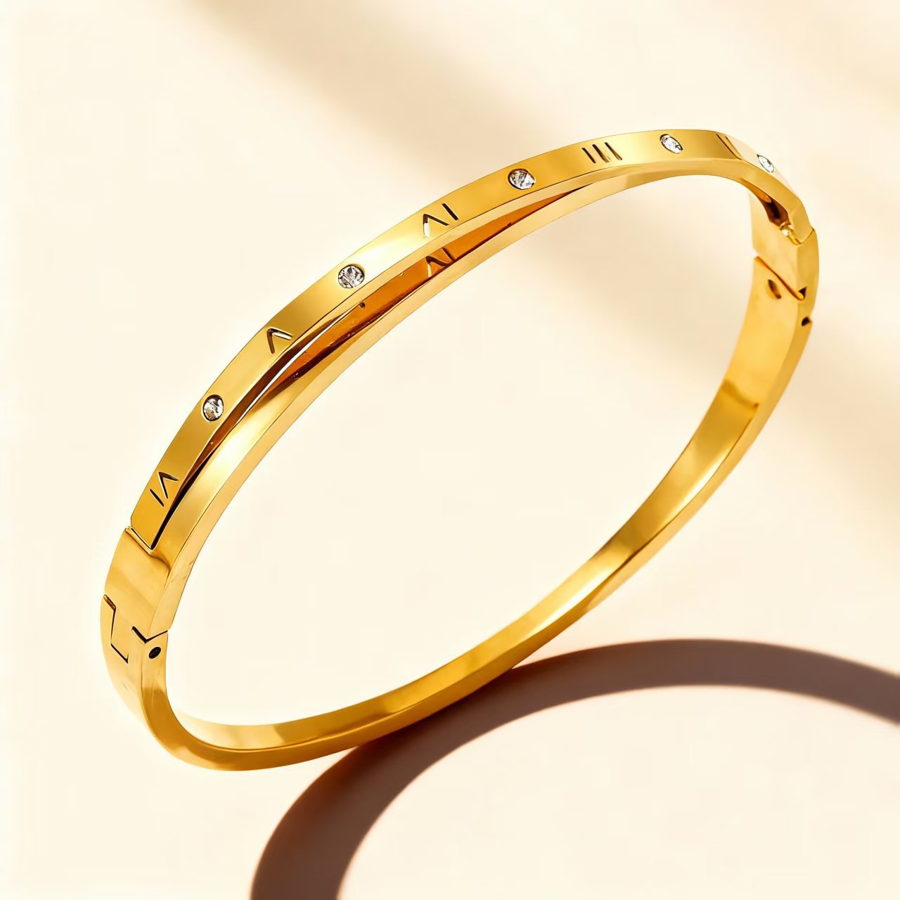 Steel Rose Gold Does Not Fade Stainless Affordable Luxury Fashion Bracelet