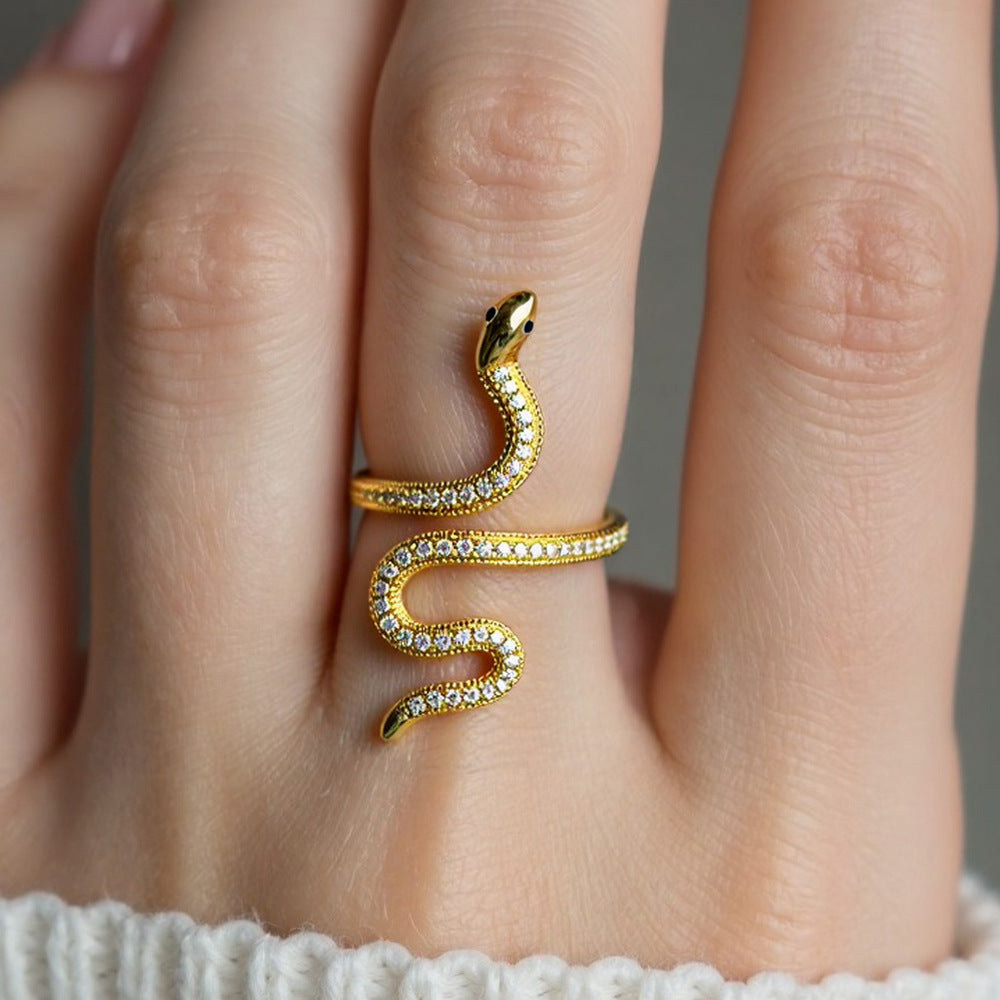 Female Niche Personality Affordable Luxury Sense Open Ring
