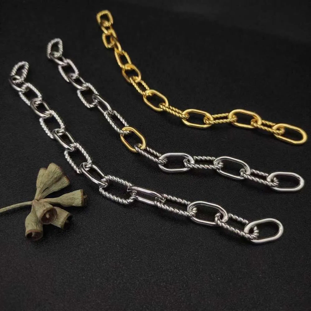 Durable Color Matching Chain Popular Twisted Bracelet