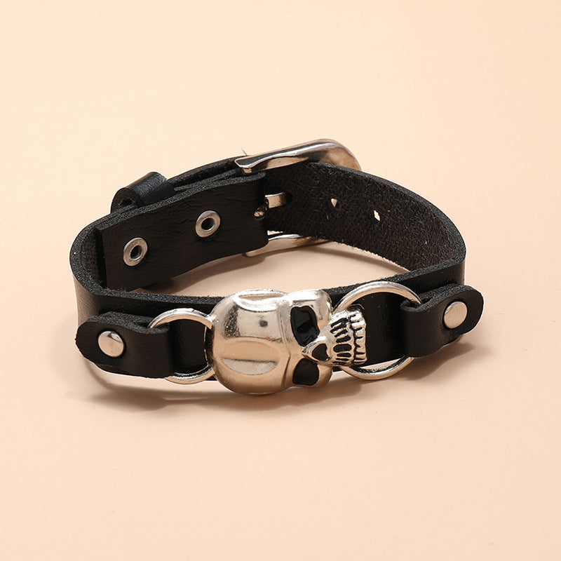 Skull Leather Personality Street Trend Ornament Bracelets