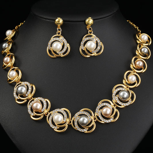 Pearl Bridal Fashion Dress Dinner Alloy Necklaces