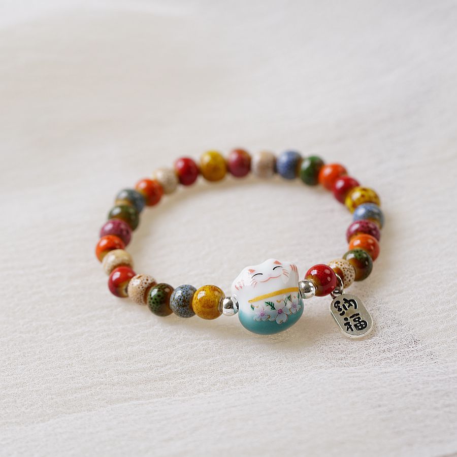 Cat Cartoon Retro Ethnic Style Friend Bracelets