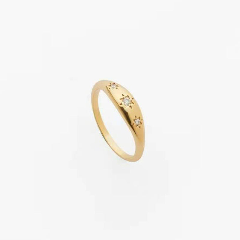 Retro Old Moon Star Sun Declaration Bohemian Style Rings