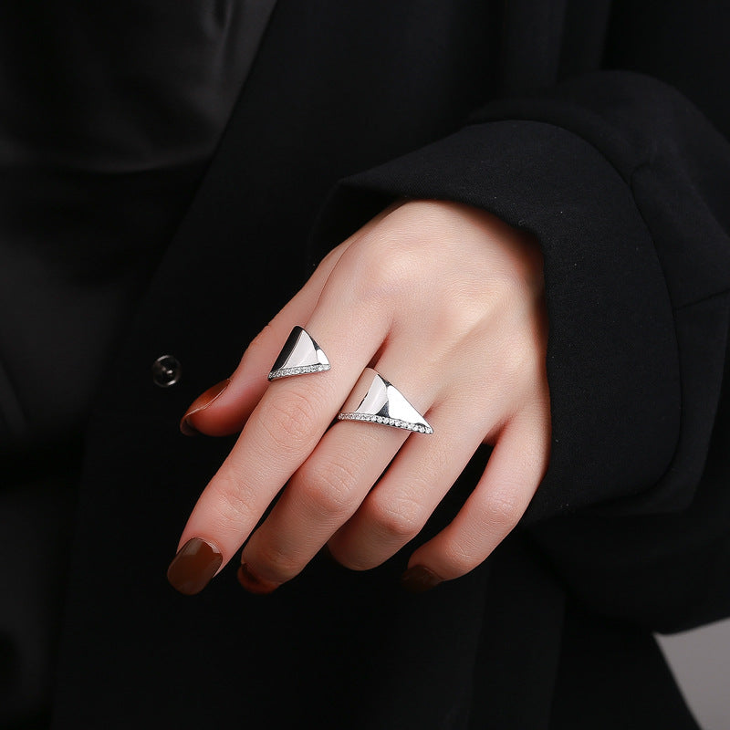Grandeur Personality Irregular Open Female Street Shot Rings