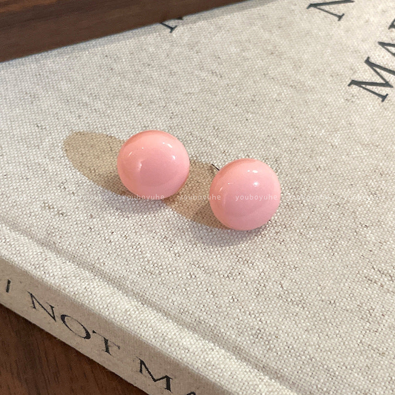 Color Candy Steamed Bread Ear Female High-grade Sweet Rings