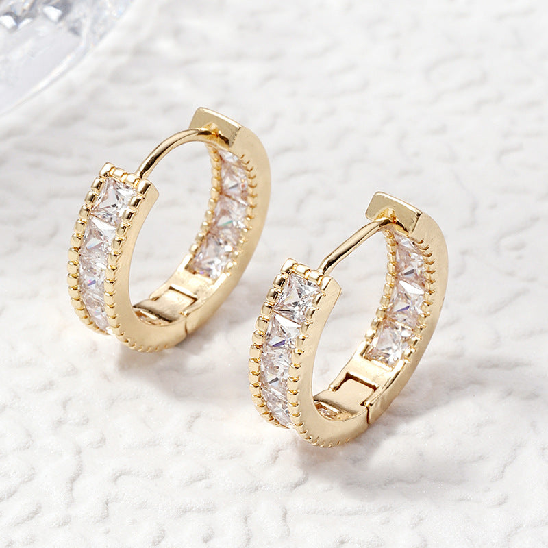 Women's Clip Design Sense High-grade Cold Temperament Earrings