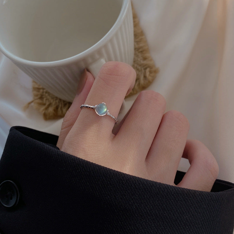 Female Opening Design Sense Niche Senior Simple Ring