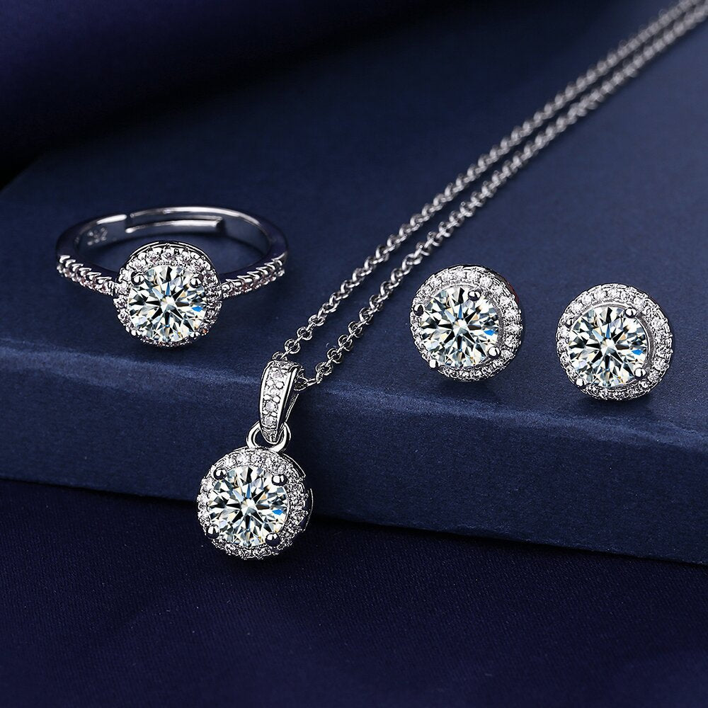 Live Imitation Color Moissanite Round Bag Bracelets