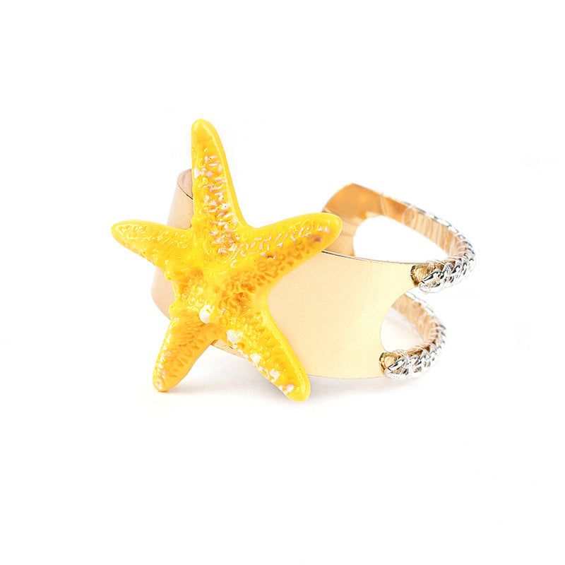 Colorful Starfish Vigorous Heart Trendy Vacation Bracelets