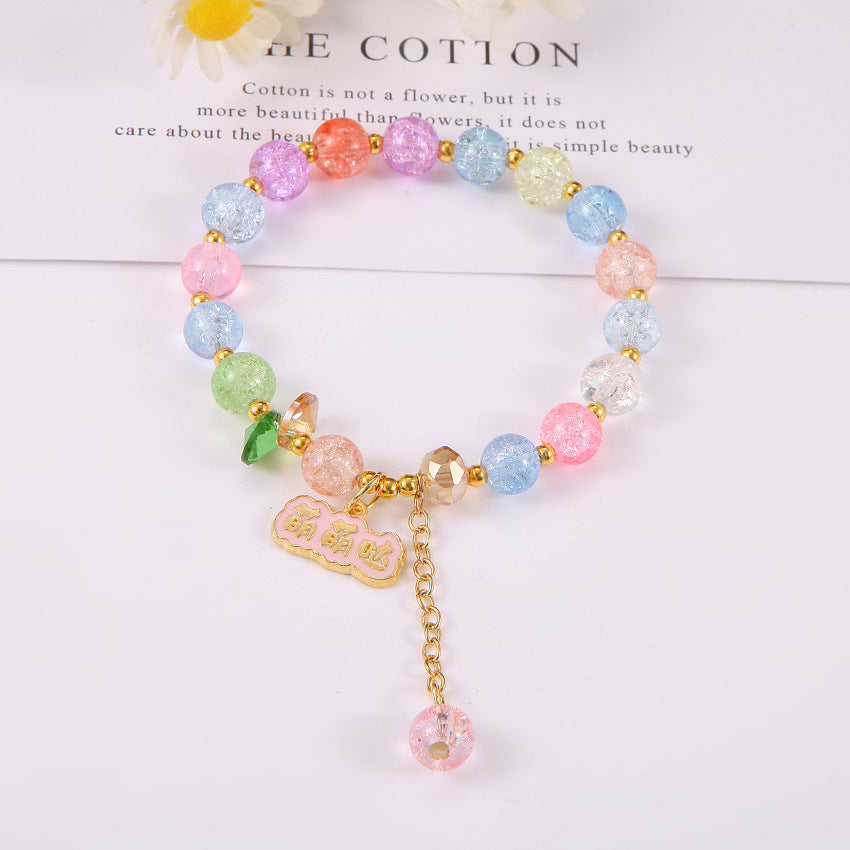 Bracelets Mori d'été simples et mignons pour enfants, Style féminin