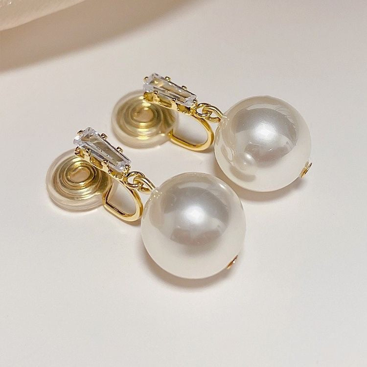 Women's Exquisite Bow Tassel Mosquito Coil Earless Light Luxury Minority Ear Clip