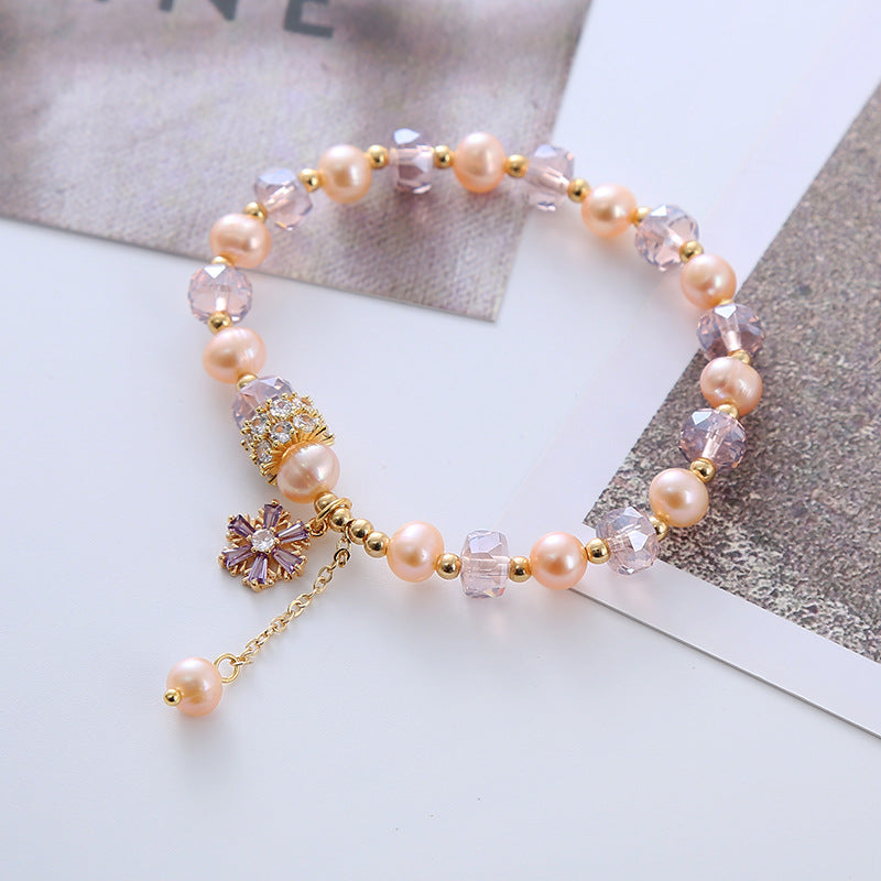 Korean Fashion Minimalist Design Freshwater Pearl Bracelets