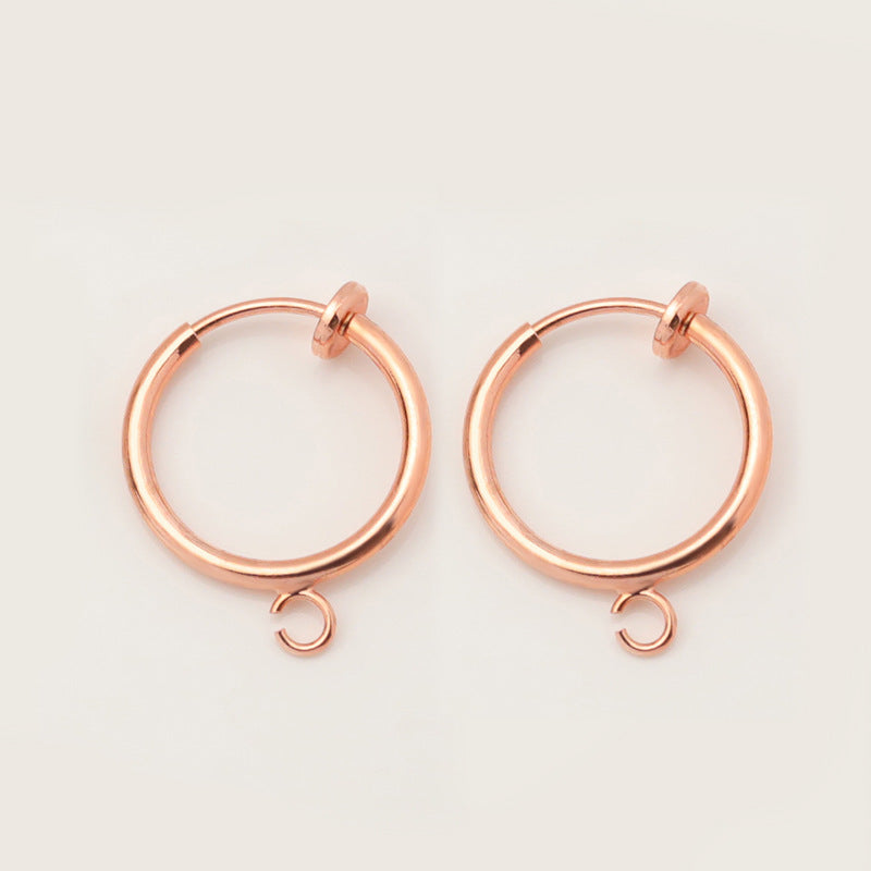 Korean Style Circle Personalized Simple Round Ear Clip