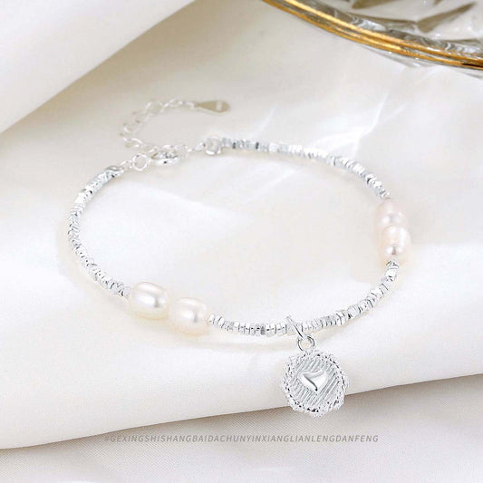 Women's Pearl Heart Square Small Pieces Of Special Bracelets