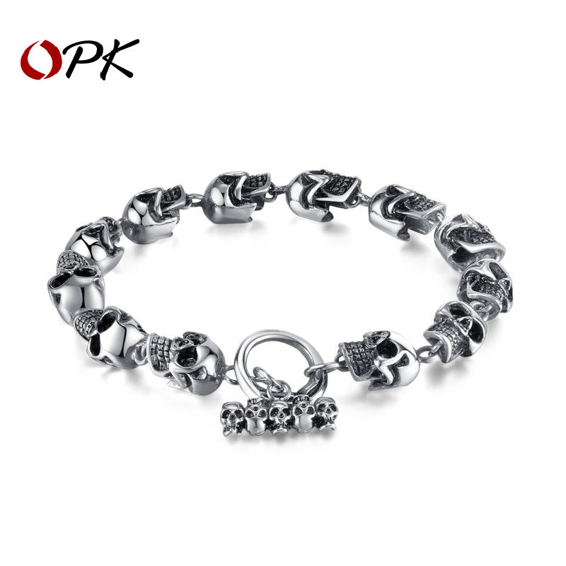 Men's Steel Vintage Personality Stainless Creative Domineering Bracelets