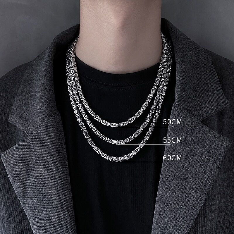 Steel Emperor Chain For Boys Trendy Hip Hop Necklaces