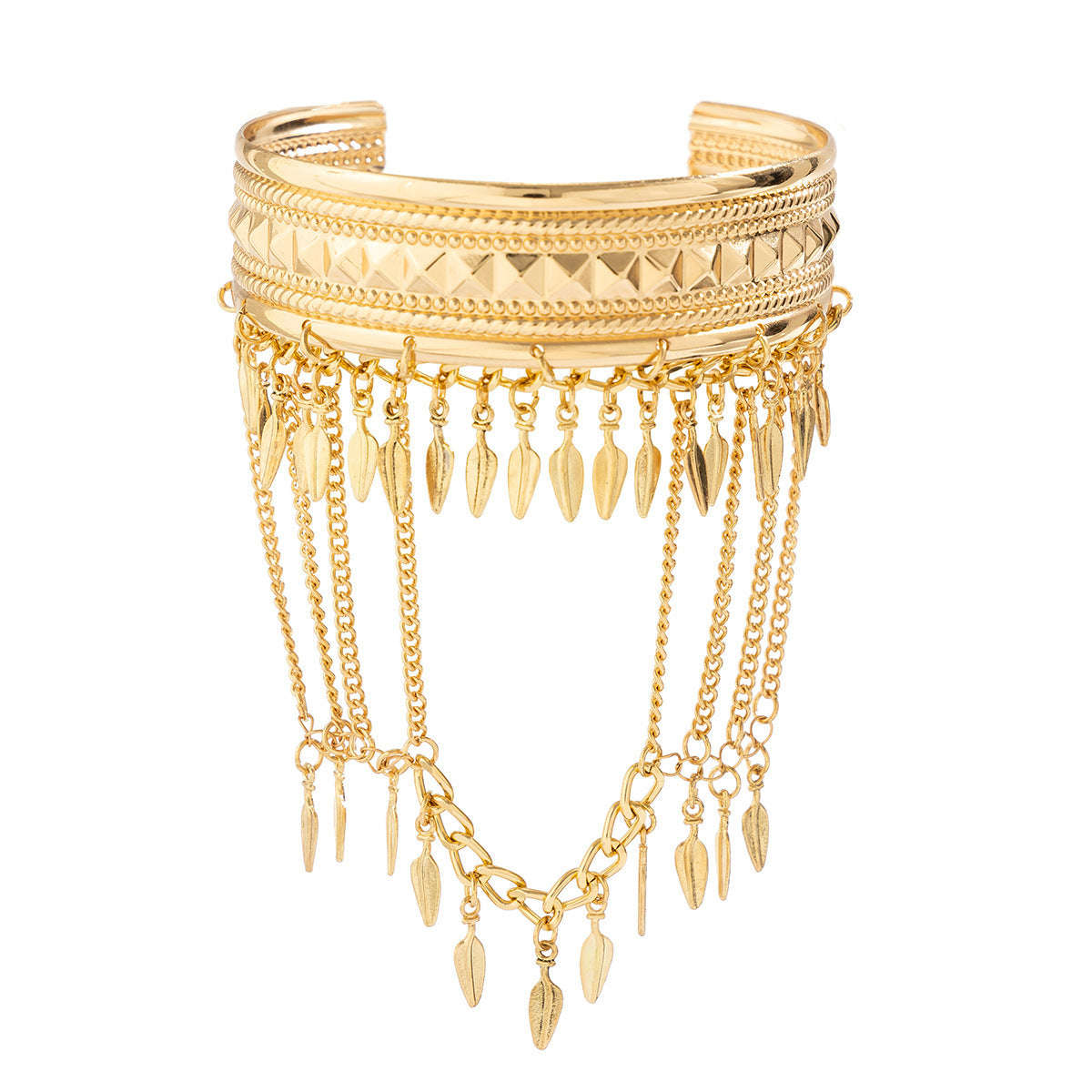 Cowboy Style Metal Coin Tassel Ethnic Bracelets