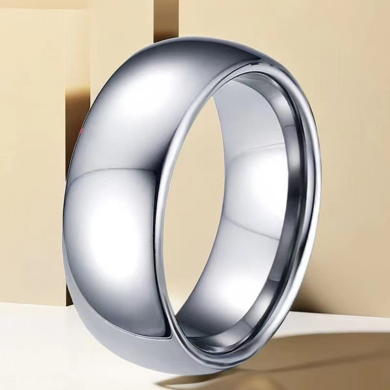 Stainless Steel Simple Light Body Titanium Ring