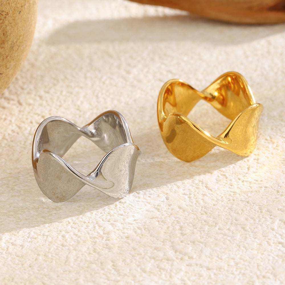 Fashion Simple Stainless Steel Plated Casting Bracelets