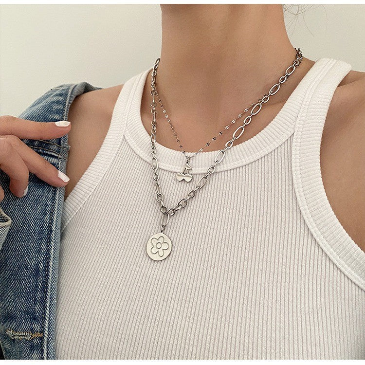 Women's Pearl Chain Light Luxury Temperament High Necklaces