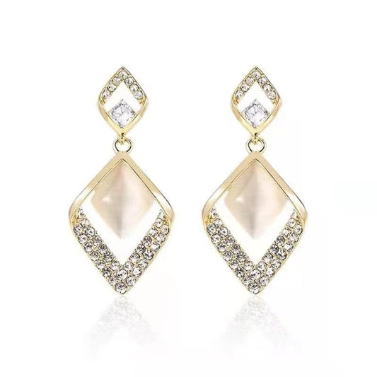 Trendy Round Face Thin Elegant High-grade Earrings