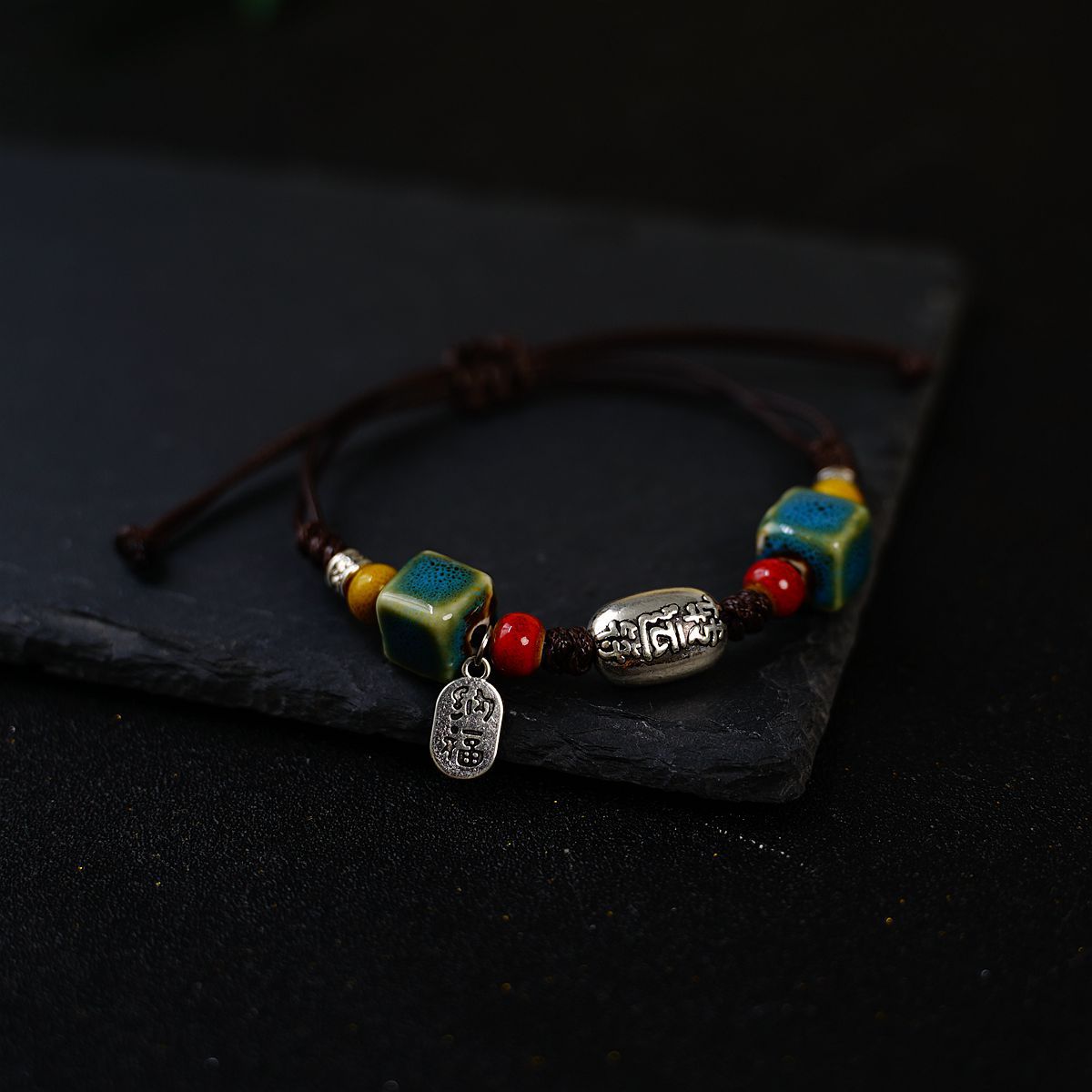 Strap Artistic Fresh Ceramic Retro Ethnic Bracelets