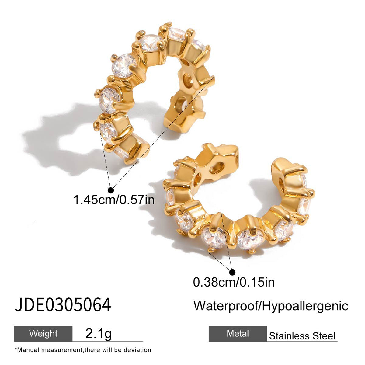 Women's Ding Titanium Steel Zircon Light Luxury Minority Stainless Jewelry Set