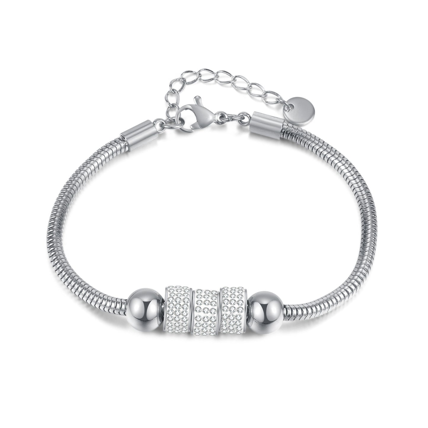 Women's Titanium Steel Snake Bones Chain Personality Bracelets