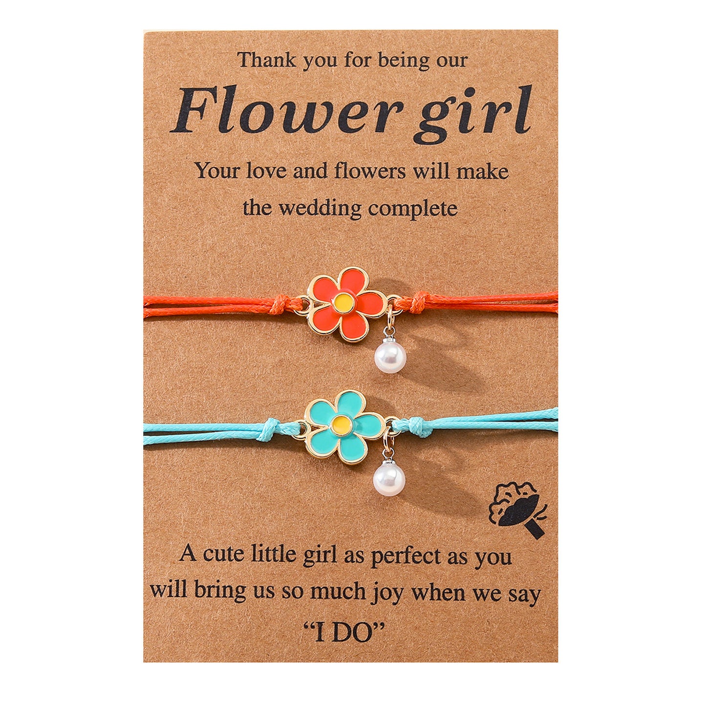 Personalized Flower Color Matching Small Fresh Bracelets