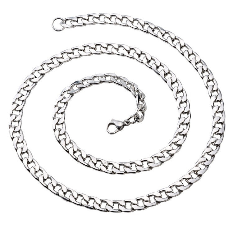 Women's & Men's & Stainless Steel Simple Trendy Titanium No Fading For Necklaces