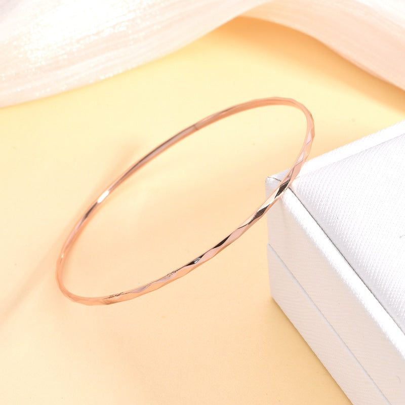 Design Diamond-shaped Simple Inner Diameter Live Bracelet
