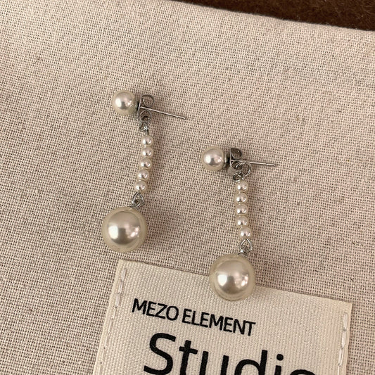 Lux Niche Temperament High Sense Frosty Style Small Simple Fashion Earrings