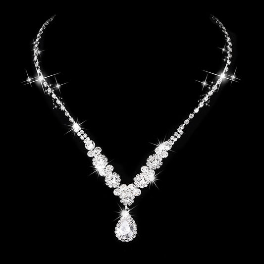 Brilliant Rhinestones Zircon Angels Cry Water Rings