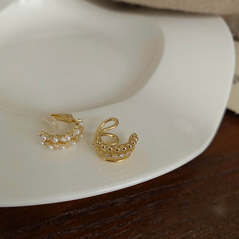 Without Piercing Temperamental Cold Style French Entry Lux Unique Bone Ear Clip