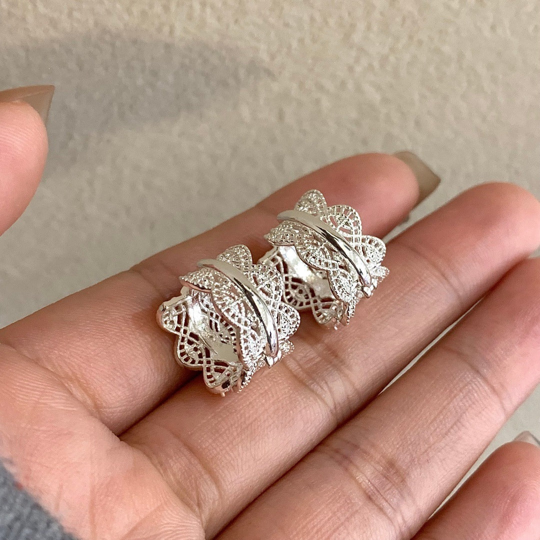 Women's Hoop High-grade Light Luxury Retro Unique Ear Buckle