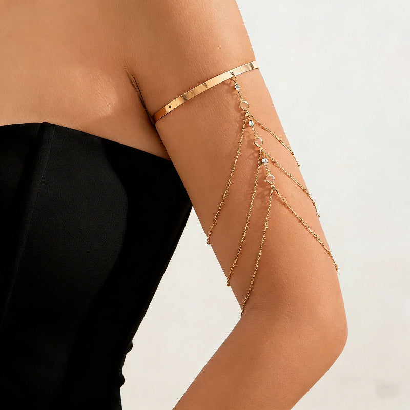 Chain Strip Armband High-grade Exquisite Versatile Opening Bracelets