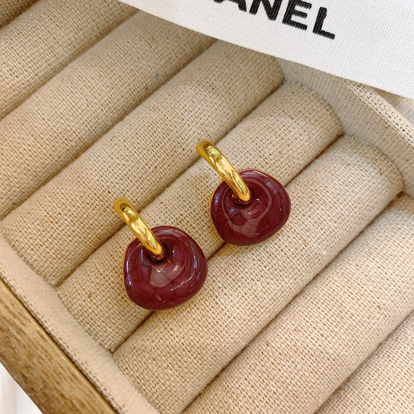 Drop Glazed Detachable French Retro Minority Design Earrings