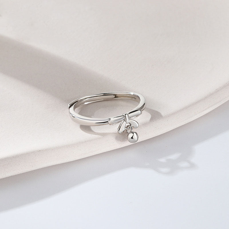 Bell Bow Simple Design Index Finger Rings