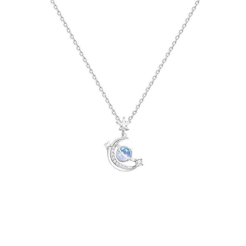 Sky Female Summer Niche Design Girlfriends Messenger Gift For Sisters Necklace