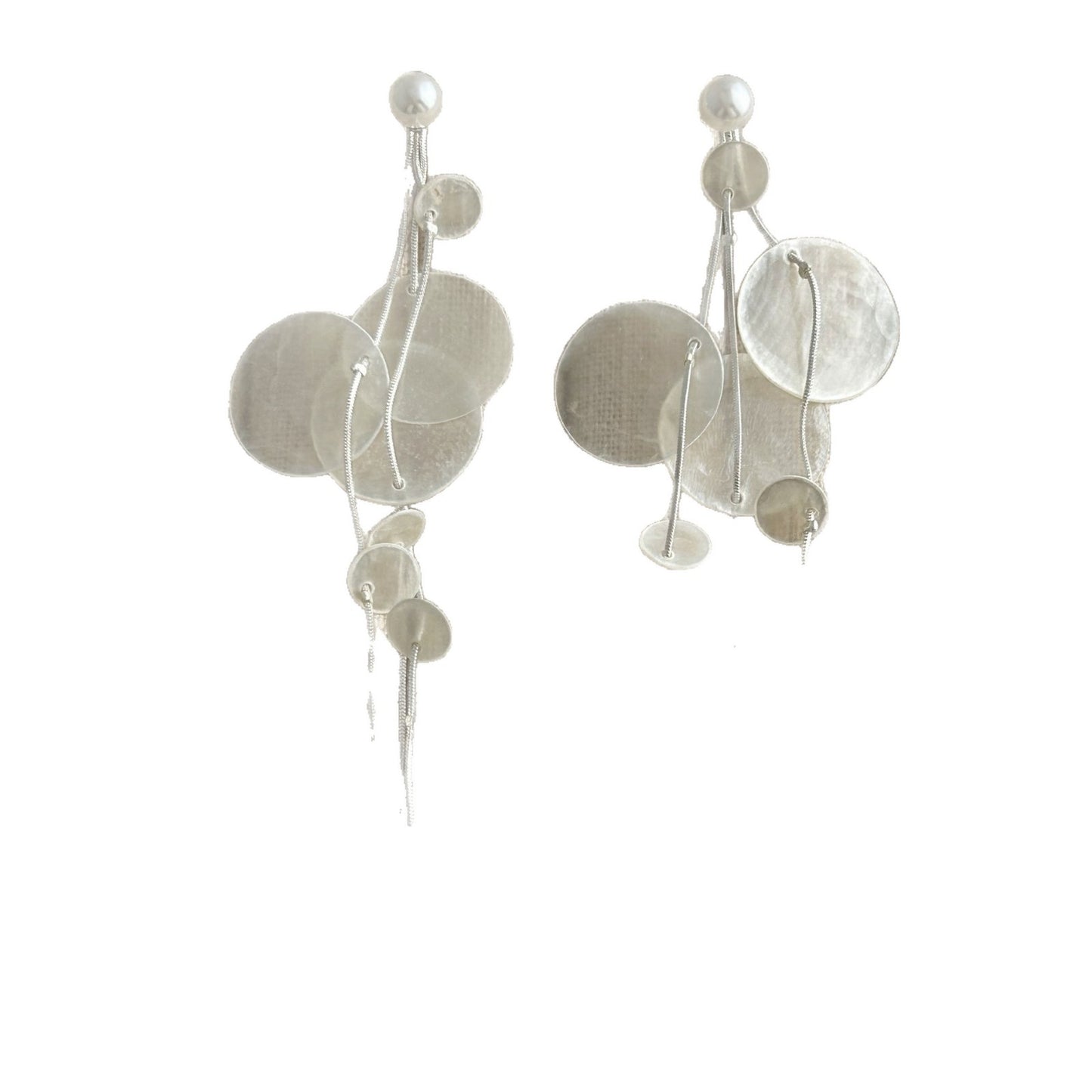 Fairy Retro Niche Pearl Shell Tassel Long Female High Earrings