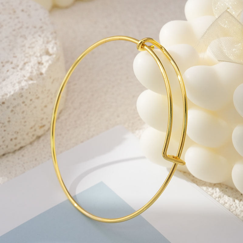 Push Pull Movable Adjustable Female Steel Bracelets