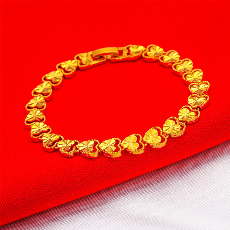 Live Imitation Gold Love Vietnam Sand Bracelets