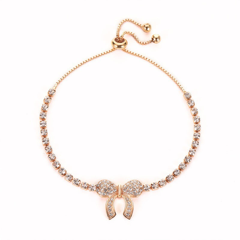 Sweet Full Diamond Butterfly Fashion Crystal Bracelets