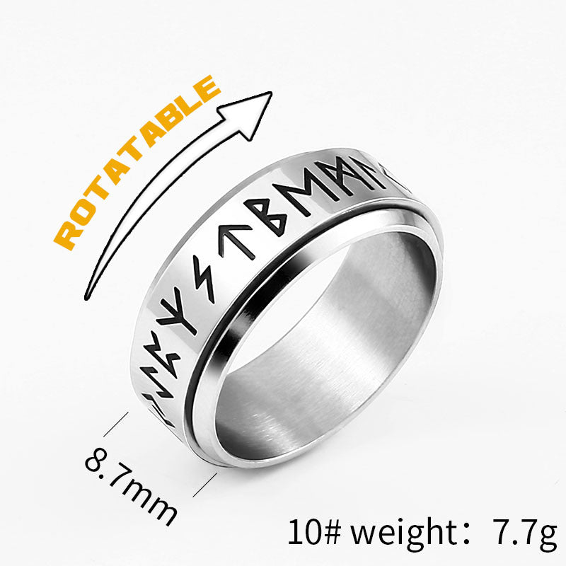 Women's & Men's & Viking Letters And Korean Style Fashion Rings