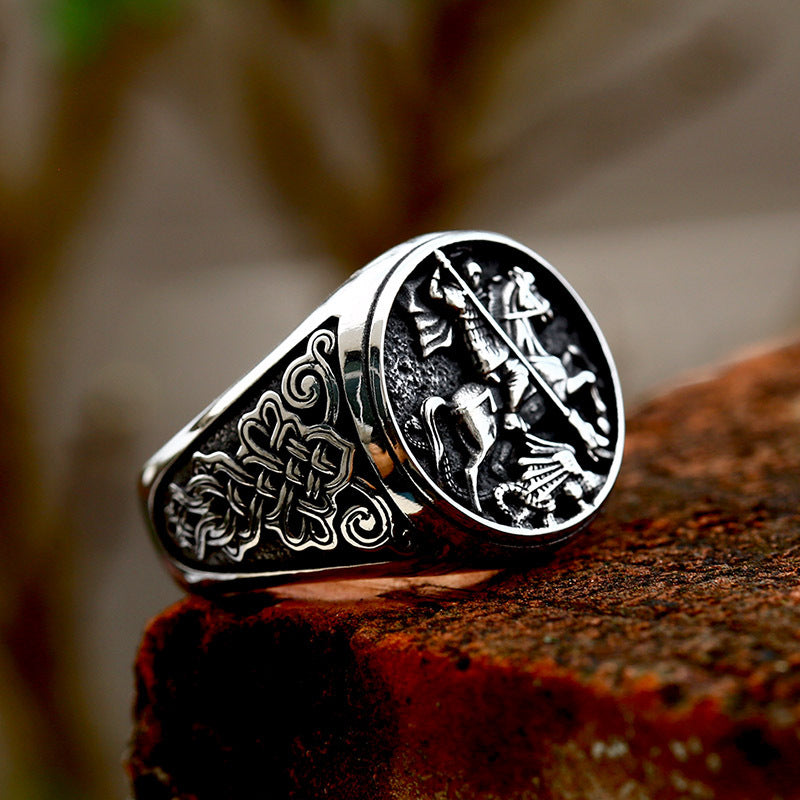 Horse Riding Nordic Viking Celtic Knot Rings