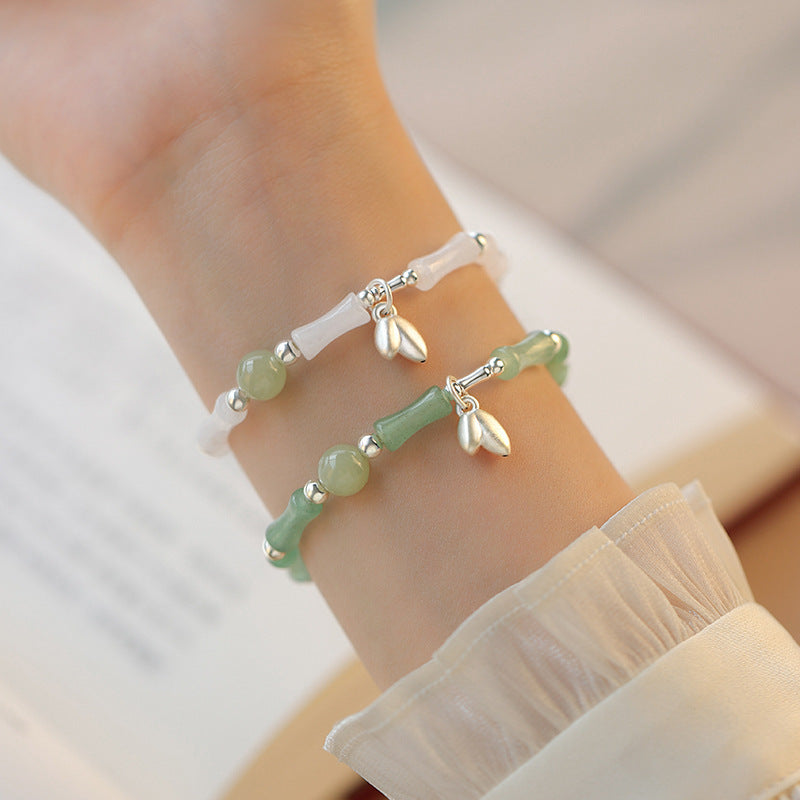 Chinese Style Bamboo Leaf Design Antique Good-looking Pendants