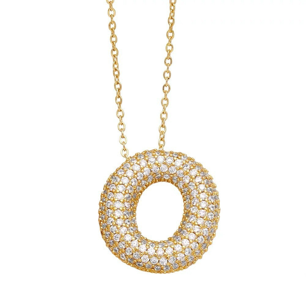 Bubble Balloon Letter English Female Graceful Pendants