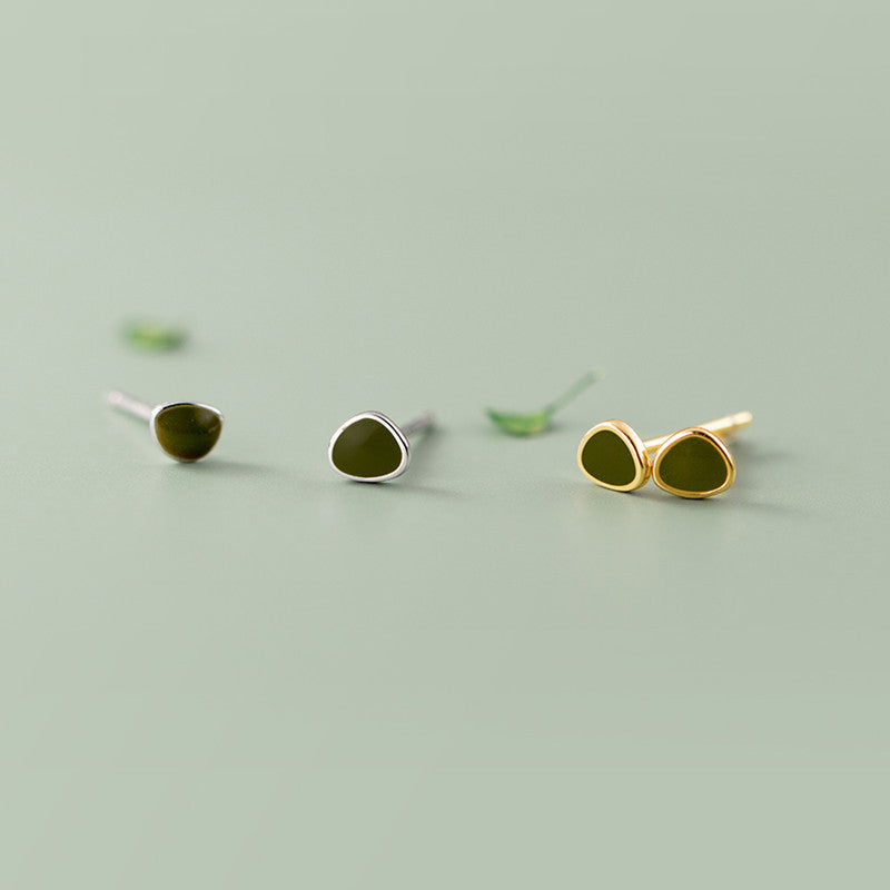 Small Sweet Fresh Simple Geometric Triangle Ear Female Korean Rings