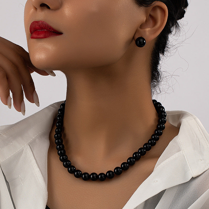 Sweet Cool Style Pearl Female Beaded Jewelry Set